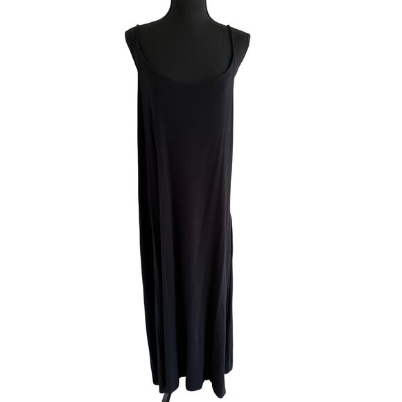 BLEUSALT - The Slip Dress- Sz 5 (16-18) - Black - Picture 10 of 13
